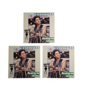 Rodney Crowell Keys To The Highway VTG 1989 Promo Flat Album Posters 12x12 CBS